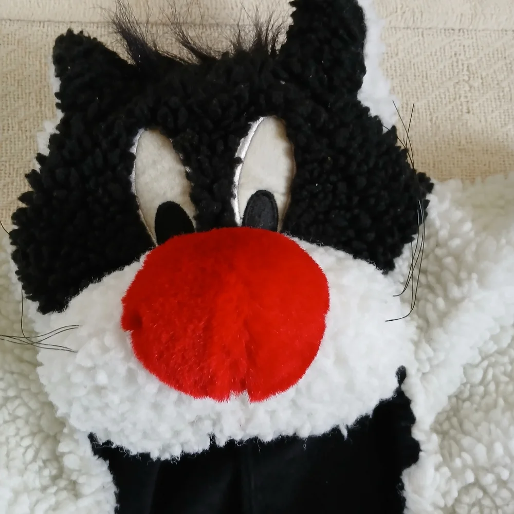 warner bros ♡ sylvester the cat vintage halloween costume 2000 90s y2k reteo